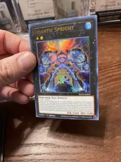 Yu-Gi-Oh Gigantic Spright POTE-EN047 Ultra Rare 1st Edition, Near Mint Condition - Image 3