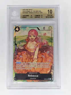 Bandai One Piece Rebecca Alt Art SR Foil Blocker OP05-091 BGS 10 2023 - Image 1