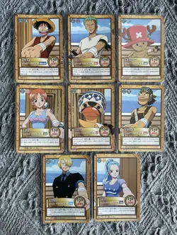 One Piece Carddass Hyper Battle Luffy Pirates Promo C-JF02 Shonen Jump Set - Image 1