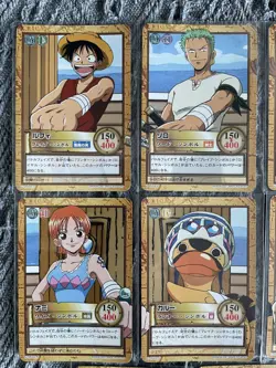 One Piece Carddass Hyper Battle Luffy Pirates Promo C-JF02 Shonen Jump Set - Image 4
