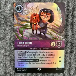 Disney Lorcana Wilds Unknown Edna Mode 209/204 Epic Foil - Image 1