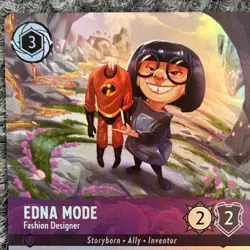 Disney Lorcana Wilds Unknown Edna Mode 209/204 Epic Foil - Image 5