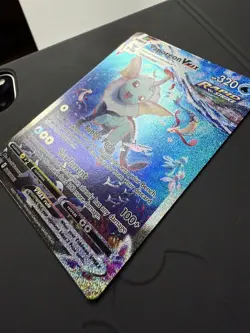 (NM) Vaporeon VMAX SWSH182 Black Star Promo Full Art Holo Pokemon TCG Card - Image 3
