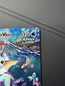 (NM) Vaporeon VMAX SWSH182 Black Star Promo Full Art Holo Pokemon TCG Card - Image 5