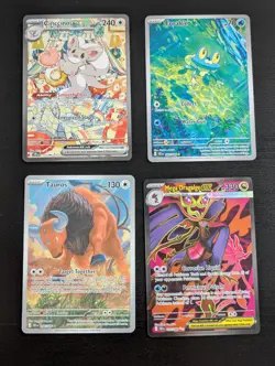 Pokemon Chaos Rising Lot 4 cards - SIR, IR, Full Art - Image 1