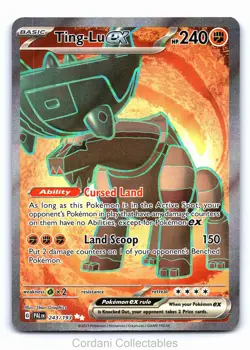 Ting-Lu EX 243/193 - Paldea Evolved - Pokemon Card - Lightly Played - Image 1