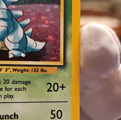 Nidoqueen 7/64 Jungle Set NO SYMBOL ERROR MISPRINT Holo Rare Pokemon Card 1999 - Image 2
