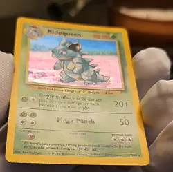Nidoqueen 7/64 Jungle Set NO SYMBOL ERROR MISPRINT Holo Rare Pokemon Card 1999 - Image 3