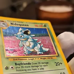 Nidoqueen 7/64 Jungle Set NO SYMBOL ERROR MISPRINT Holo Rare Pokemon Card 1999 - Image 4