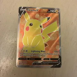 Pikachu V - 157/172 - Pokemon Brilliant Stars Sword Shield Full Art Rare Card - Image 1