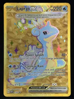 Lapras ex 164 Full Art Holo Promo SV: Scarlet & Violet Promo Cards 164 NM - Image 1