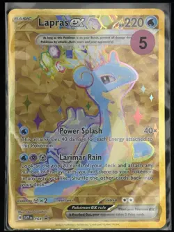 Lapras ex 164 Full Art Holo Promo SV: Scarlet & Violet Promo Cards 164 NM - Image 3