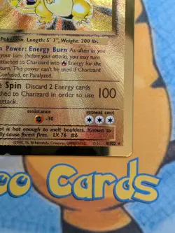 Charizard (Celebrations Metal Card) 004/102 ~ LP/NM ~ - Image 4