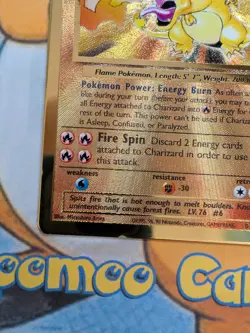 Charizard (Celebrations Metal Card) 004/102 ~ LP/NM ~ - Image 5