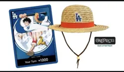 Los Angeles Dodgers One Piece Luffy Promo Card Set / Straw Hat 2026 - PREORDER - Image 1