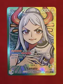 ONE PIECE WINGS OF THE CAPTAIN YAMATO ALT ART LEADER CARD OP06-022 (ENGLISH) - Image 1