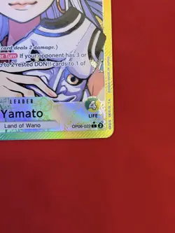ONE PIECE WINGS OF THE CAPTAIN YAMATO ALT ART LEADER CARD OP06-022 (ENGLISH) - Image 2