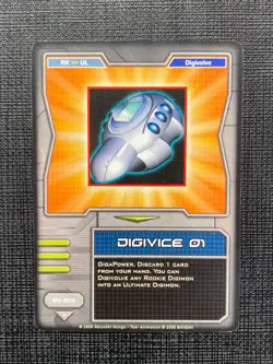 DV-013 Digivice 01 Digimon Card CCG 2005 Bandai - Image 1