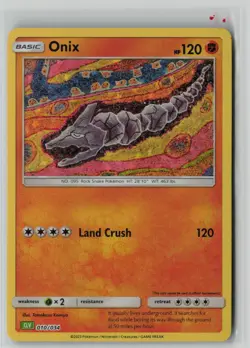Onix - #010/034 Trading Card Game Classic Holo NM - Image 1