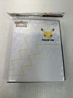 Pokemon TCG 25th Anniversary First Partner Collector’s Binder With Pikachu Card 820650809606 - Image 1
