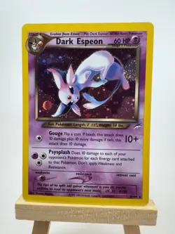 Pokemon TCG Dark Espeon Neo Destiny Holo Unlimited Rare Card 4/105 - Image 1