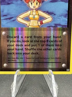 Pokemon XY: Evolutions Misty's Determination 80/108 Reverse Holo Card - MP 2016 - Image 3