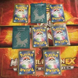 Pokemon Card Lot Of 8 Full Art Japanese NM moltres Victini Trainer Holo - Image 2