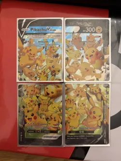 Pikachu V-Union [Set of 4] SWSH: Sword & Shield Promo Cards Holo Pokemon TCG - Image 1
