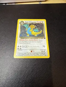 Pokemon TCG Dark Dragonite Holo Rare Card 5/110 WOTC Team Rocket - Image 1