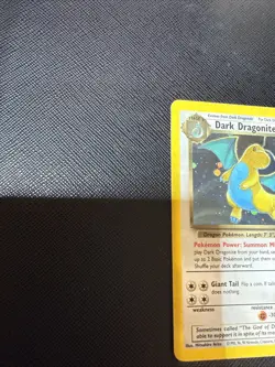 Pokemon TCG Dark Dragonite Holo Rare Card 5/110 WOTC Team Rocket - Image 5