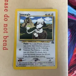 Smeargle Promo Card 32 WOTC Near Mint Black Star Promo Card (fast dispatch) - Image 2