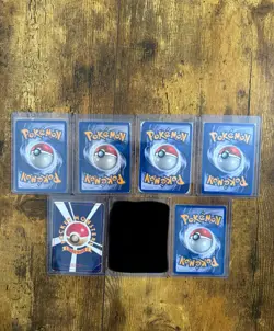 LOT OF SHINING POKEMON, CORO CORO MEW & GOLD STAR RAIKOU (6 CARDS) HP/DMG - Image 2