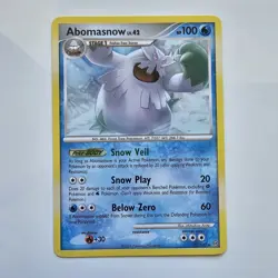 Abomasnow 12/100 LV.42 Stormfront Non-Holo Rare Pokemon Card TCG - Image 1