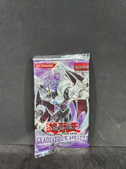 Yu-Gi-Oh Gladiator's Assault 1st Edition Sealed Booster Pack - Image 1