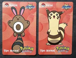 SENTRET X FURRET LOT - POKEMON JOHTO COLLECTOONS POKEDEX CCG CARDS - Image 1