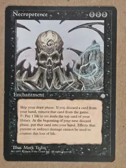 Necropotence - Ice Age - Near Mint | MTG - Image 1