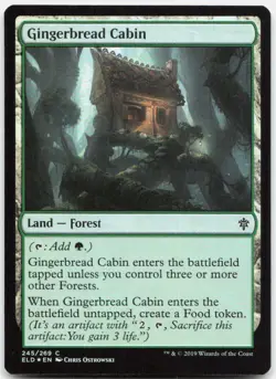 Gingerbread Cabin 245 Common Throne of Eldr1.99aine Magic: The Gathering Foil NM - Image 1