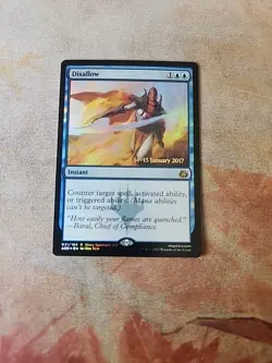 Disallow Prerelease FOIL Aether Revolt MTG LP - Image 1