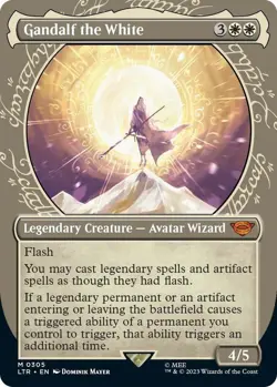 1x Gandalf the White Showcase Foil (The Lord of the Rings Tales of Middle Earth) - Image 1
