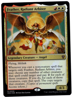 Feather, Radiant Arbiter 0006 Mythic Foil Murders at Karlov Manor MTG NM - Image 1