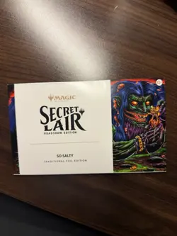 MTG Secret Lair - So Salty Sealed Magic Con Exclusive In Hand - Image 1