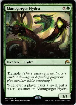 Managorger Hydra 186 Rare Magic Origins Magic: The Gathering Lightly Played - Image 1