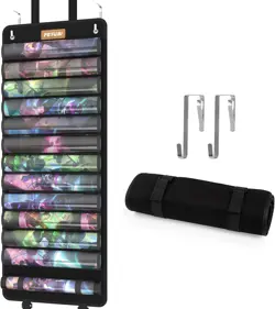 Playmat Tube Storage Bag, Hangable Playmat Holder for MTG with 2 Hooks, Fits - Image 1