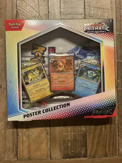 Pokemon Scarlet Violet Prismatic Evolutions Poster Collection Box - Sealed - Image 1
