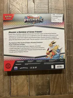 Pokemon Scarlet Violet Prismatic Evolutions Poster Collection Box - Sealed - Image 2