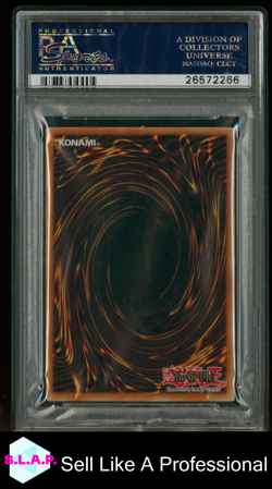CLEAR WING SYNCHRO DRAGON YUGIOH SECRET RARE CROS 46 2015 ENGLISCH PSA 9 - Image 2