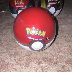 Pokemon TCG Poke Ball Tin Lot of 3 Tins w/ 3 Booster Packs, English (6+) - Image 2