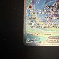 Pokemon Garchomp ex 245/182 SV04 Paradox Rift Special Illustration Rare Holo EN - Image 5