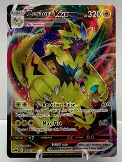 Pokemon Zeraora VMAX 054/159 Crown Zenith ULTRA RARE - Image 2