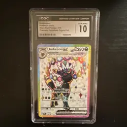 Pokemon Umbreon ex Black Star Promo Full Art Holo CGC 10 176 English 2025 - Image 1
